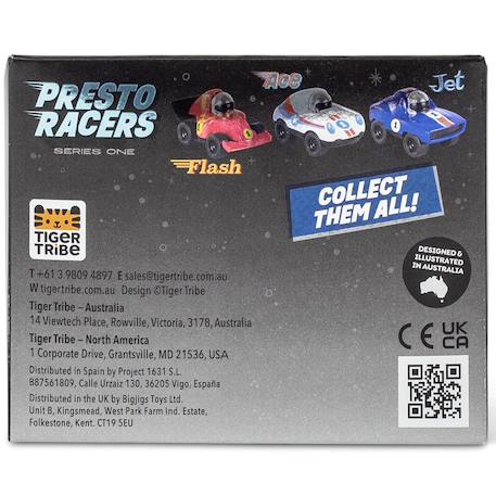 Voiture presto racers Blanc+Bleu+Rouge 11 - vertbaudet enfant 