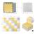 Tapis en Mousse Kinderkraft LUNO avec 30 Puzzles Modulables, Surface Antidérapante, Sac de Rangement et Épaisseur 1,2 cm Jaune+Noir 5 - vertbaudet enfant 