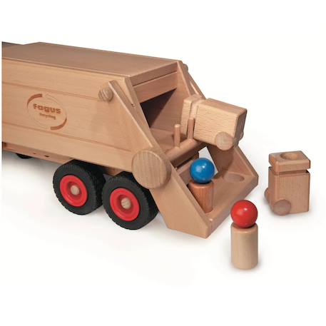Camion à ordures Beige 4 - vertbaudet enfant 