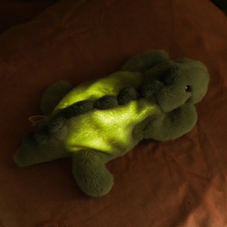 Peluche veilleuse jéroom le dinosaure vert Vert 5 - vertbaudet enfant 