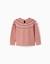 Pull en maille avec motif jacquard Blanc+Rose 5 - vertbaudet enfant 