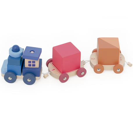 Mon petit train d'éveil Bleu 3 - vertbaudet enfant 