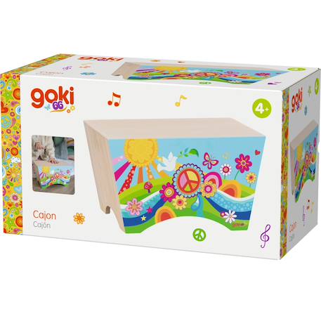 Cajon flower power Bleu 2 - vertbaudet enfant 
