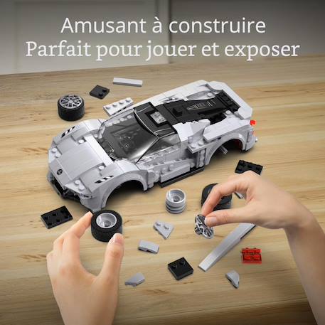 Voiture de course lotus 308 pièces Gris 3 - vertbaudet enfant 