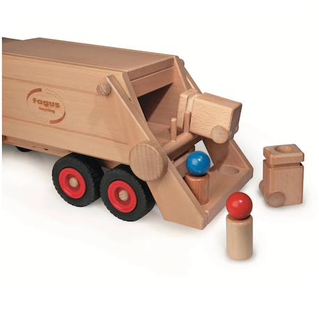 Camion à ordures Beige 5 - vertbaudet enfant 