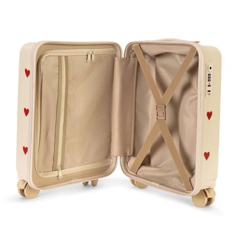 Valise enfant mon amour Ecru, rouge 4 - vertbaudet enfant 