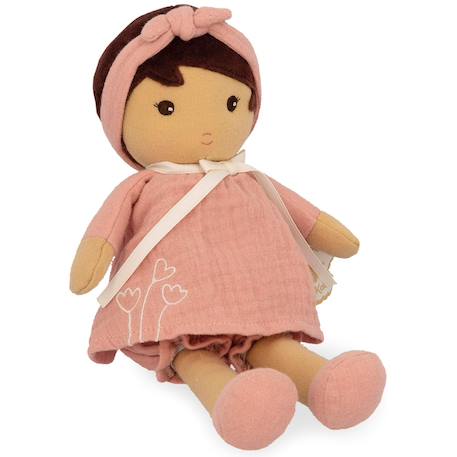 Ma première poupée en tissu amandine 25 cm Rose 2 - vertbaudet enfant 