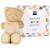Peluche ours cœur unicef bisous doux (24 cm) Marron 2 - vertbaudet enfant 
