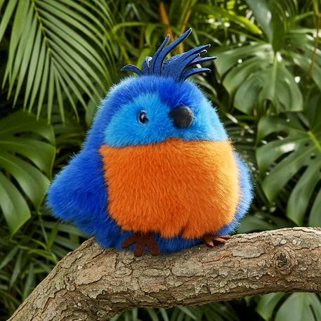 Peluche oiseau les cui-cui paradis 15 cm Bleu+Marron+Noir+Orange+Rose+Vert 3 - vertbaudet enfant 