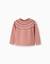Pull en maille avec motif jacquard Blanc+Rose 4 - vertbaudet enfant 