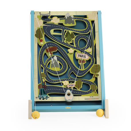 Jeu de labyrinthe à ficelles Bleu 2 - vertbaudet enfant 