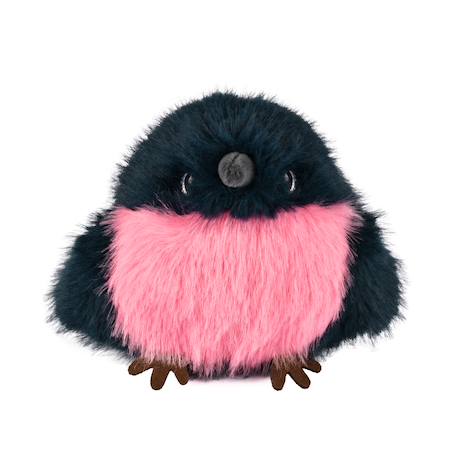 Peluche oiseau les cui-cui paradis 15 cm Bleu+Marron+Noir+Orange+Rose+Vert 25 - vertbaudet enfant 