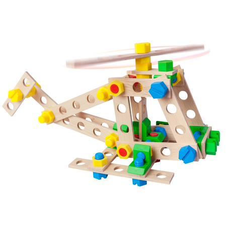 Hélicoptère constructor junior 3x1 Beige 1 - vertbaudet enfant 