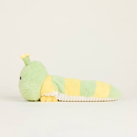 Peluche bouillotte chenille junior Vert 3 - vertbaudet enfant 