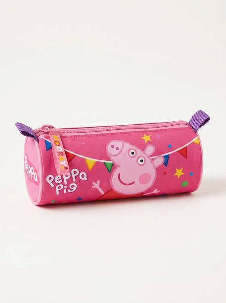 Trousse d'école cylindrique peppa pig porte-crayons Rose 3 - vertbaudet enfant 