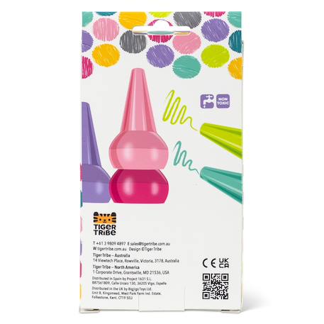 Crayons empilables couleurs acidulées Blanc 5 - vertbaudet enfant 
