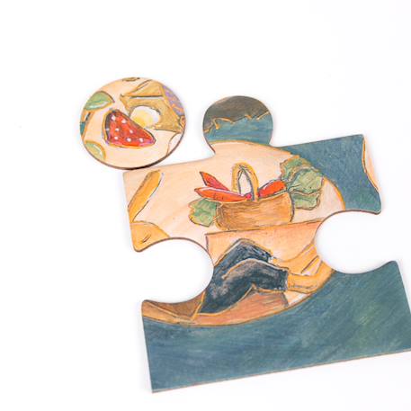 Puzzle l'arbre aux écureuils Beige 6 - vertbaudet enfant 