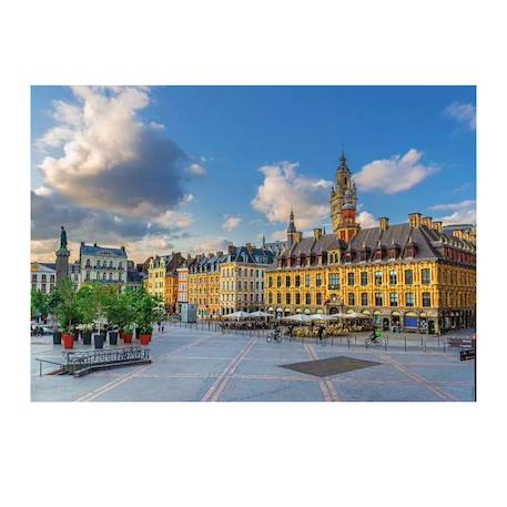 Puzzle grand'place de lille 1000 pcs Blanc 1 - vertbaudet enfant 