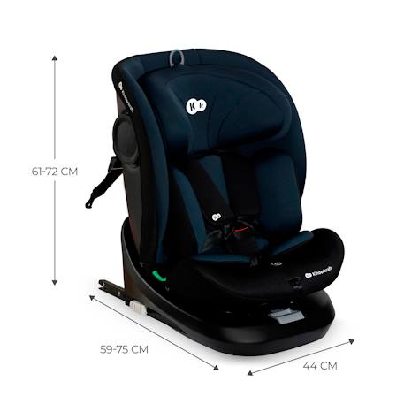 Siège auto Kinderkraft I-GROW I-Size 40-150 cm rotation 360° isofix + organisateur voiture Gris+Noir+Vert 12 - vertbaudet enfant 