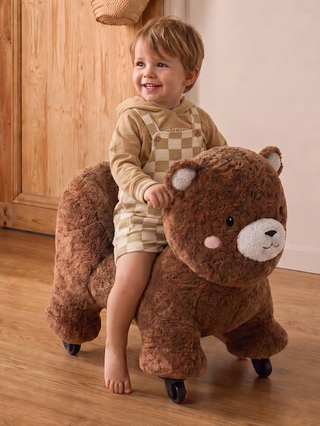 Porteur animal à roulettes en bois FSC® Chat+Chien+Licorne+Ours 21 - vertbaudet enfant 