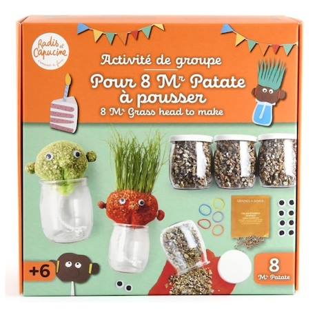 Coffret diy - mr patate à faire pousser Orange 1 - vertbaudet enfant 