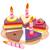 Gros gâteau d'anniversaire Marron 6 - vertbaudet enfant 