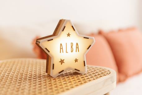 Mini étoile lumineuse personnalisable Blanc 3 - vertbaudet enfant 