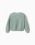 Pull en maille chenille à épaules tombantes Blanc+Bleu foncé+Vert 8 - vertbaudet enfant 