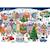 Puzzle la ville de noël 1000 pcs Bleu 2 - vertbaudet enfant 
