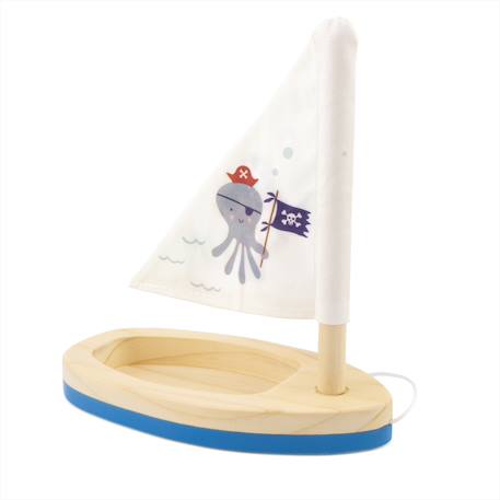 Voilier en bois Bleu+Rose 2 - vertbaudet enfant 