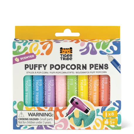 Feutres effet popcorn en relief Blanc 1 - vertbaudet enfant 