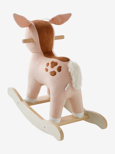 Faon à bascule en bois FSC® Beige 7 - vertbaudet enfant 