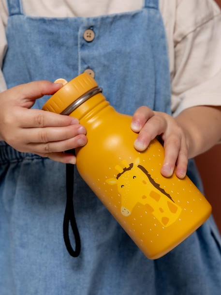 Gourde 350 ml bleu glacier+bleu pétrole+jaune+marron+mauve+Mr Dino+Mr Fox+Mr Lion+Mrs Cat+Mrs Elephant+Mrs Rabbit+Mrs Unicorn+rose pâle+rouge+vert sapin 10 - vertbaudet enfant 