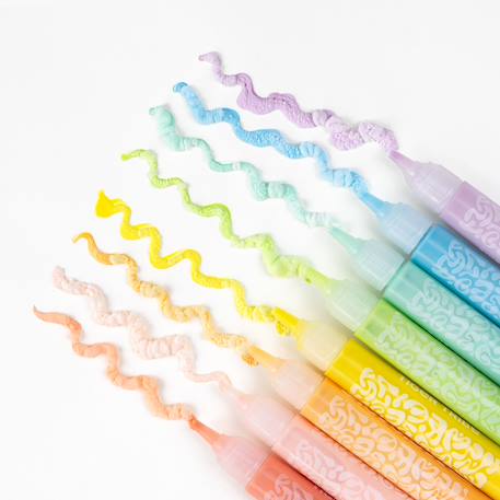 Feutres effet popcorn en relief Blanc 3 - vertbaudet enfant 