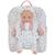 Sac à dos porte bébé pour poupée Rose, bleu, blanc 6 - vertbaudet enfant 