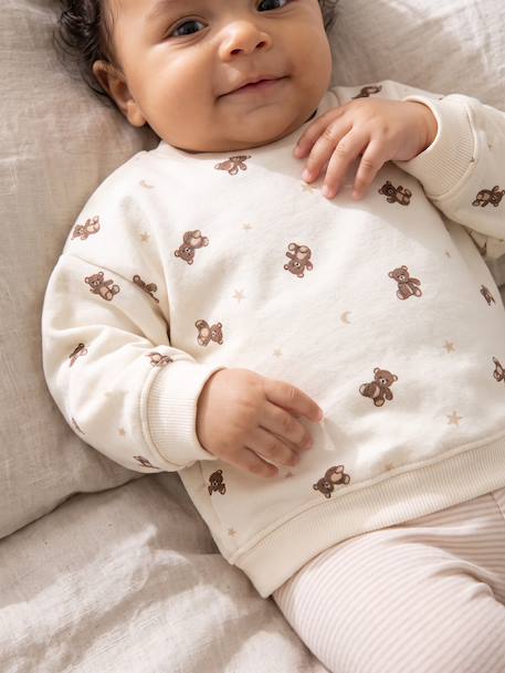 Ensemble sweat et pantalon bébé garçon écru 10 - vertbaudet enfant 