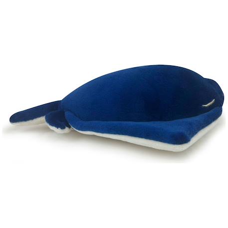 Porte-clé peluche nemu nemu eita la raie manta (18 cm) Bleu, blanc 3 - vertbaudet enfant 