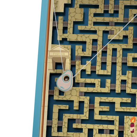 Jeu de labyrinthe à ficelles Bleu 5 - vertbaudet enfant 