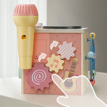Cube d'activité musicale Beige 6 - vertbaudet enfant 