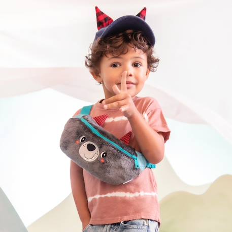 Sac banane louis le loup Gris 4 - vertbaudet enfant 