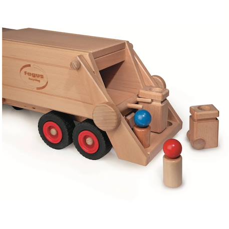 Camion à ordures Beige 3 - vertbaudet enfant 