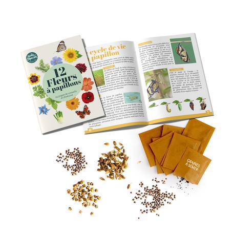 12 sachets de graines fleurs à papillons Beige 2 - vertbaudet enfant 