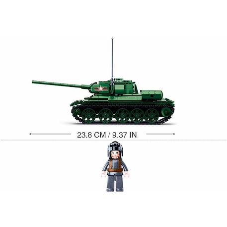 Model bricks - tank soviétique t34-85 Vert 2 - vertbaudet enfant 