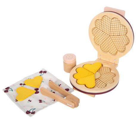 Gaufrier en bois tasty Bleu+Rouge 7 - vertbaudet enfant 