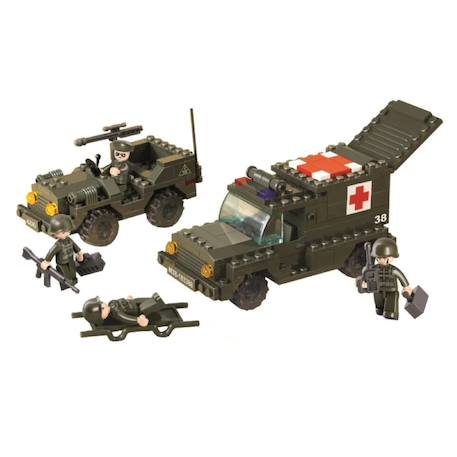 Army - ambulance militaire 229 pcs Vert 2 - vertbaudet enfant 