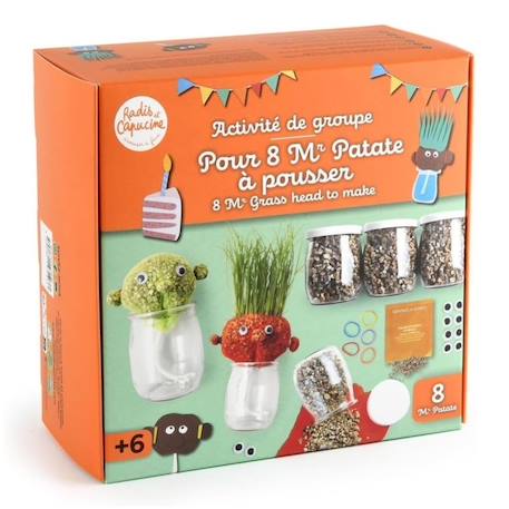 Coffret diy - mr patate à faire pousser Orange 6 - vertbaudet enfant 