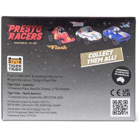 Voiture presto racers Blanc+Bleu+Rouge 17 - vertbaudet enfant 