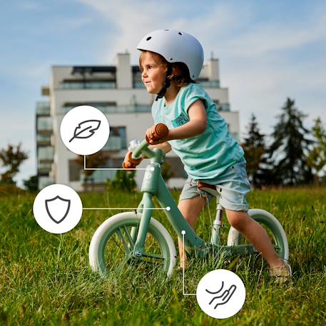 Draisienne Kinderkraft FLY PLUS pour Enfant dès 2 Ans avec Guidon Antidérapant et Cadre Léger en Magnésium Blue+Mint+Pink 2 - vertbaudet enfant 