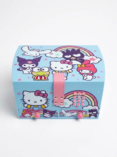 Boîte à bijoux musicale hello kitty serrure à code secret Rose 3 - vertbaudet enfant 