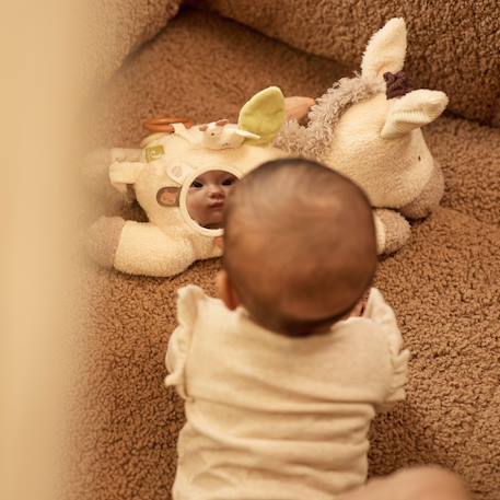 Peluche d'activités donkey dinky Ecru, beige, vert 6 - vertbaudet enfant 